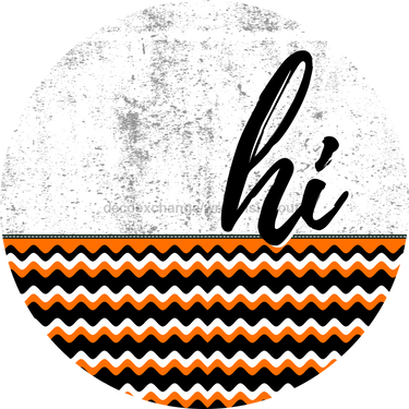 Halloween Door Hanger Dco-01622-Dh 18’ Round Wood